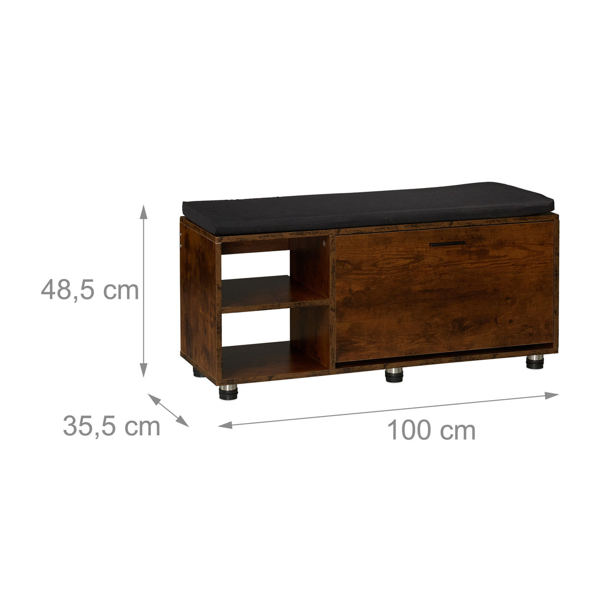 Shoe Storage Bench & Hallway Cabinet Set