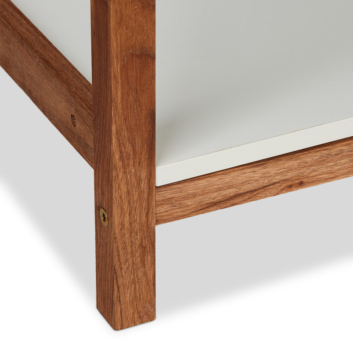 Shoe bench with upholstered seat