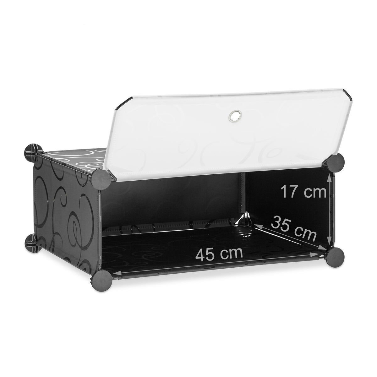 Shoe cabinet with 6 compartments