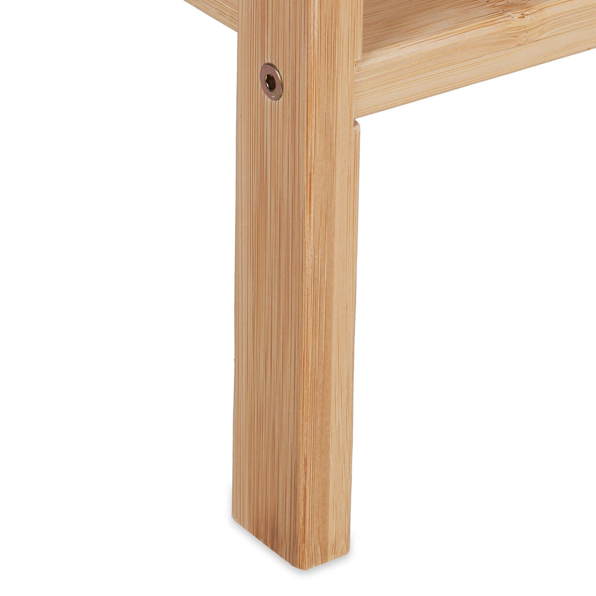 Shoe rack in bamboo 2 levels stackable