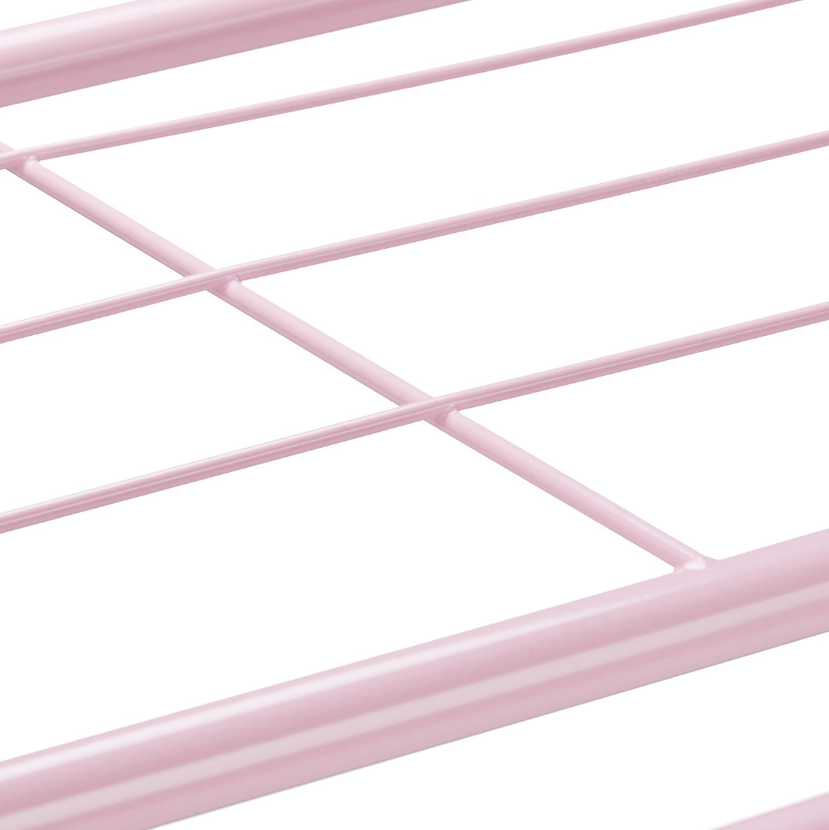 Shoe shelf in pink