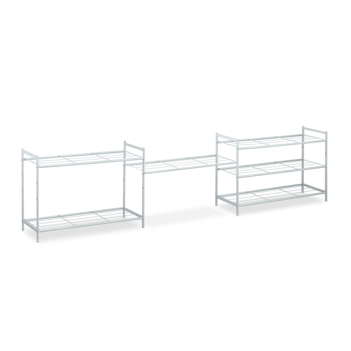 Shoe shelf stackable 3 shelves