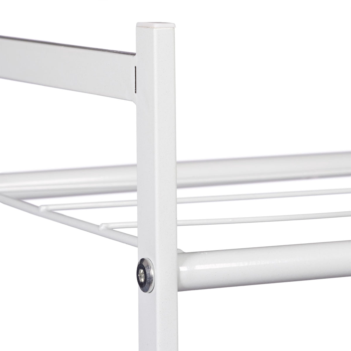 Shoe shelf with 2 levels