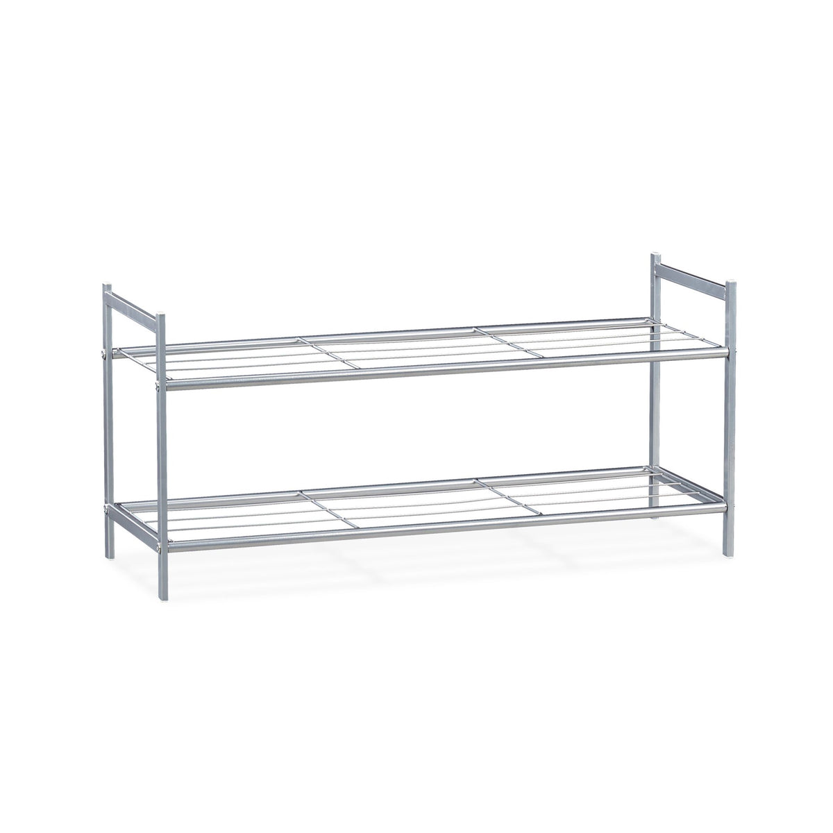 Shoe shelf with 2 levels