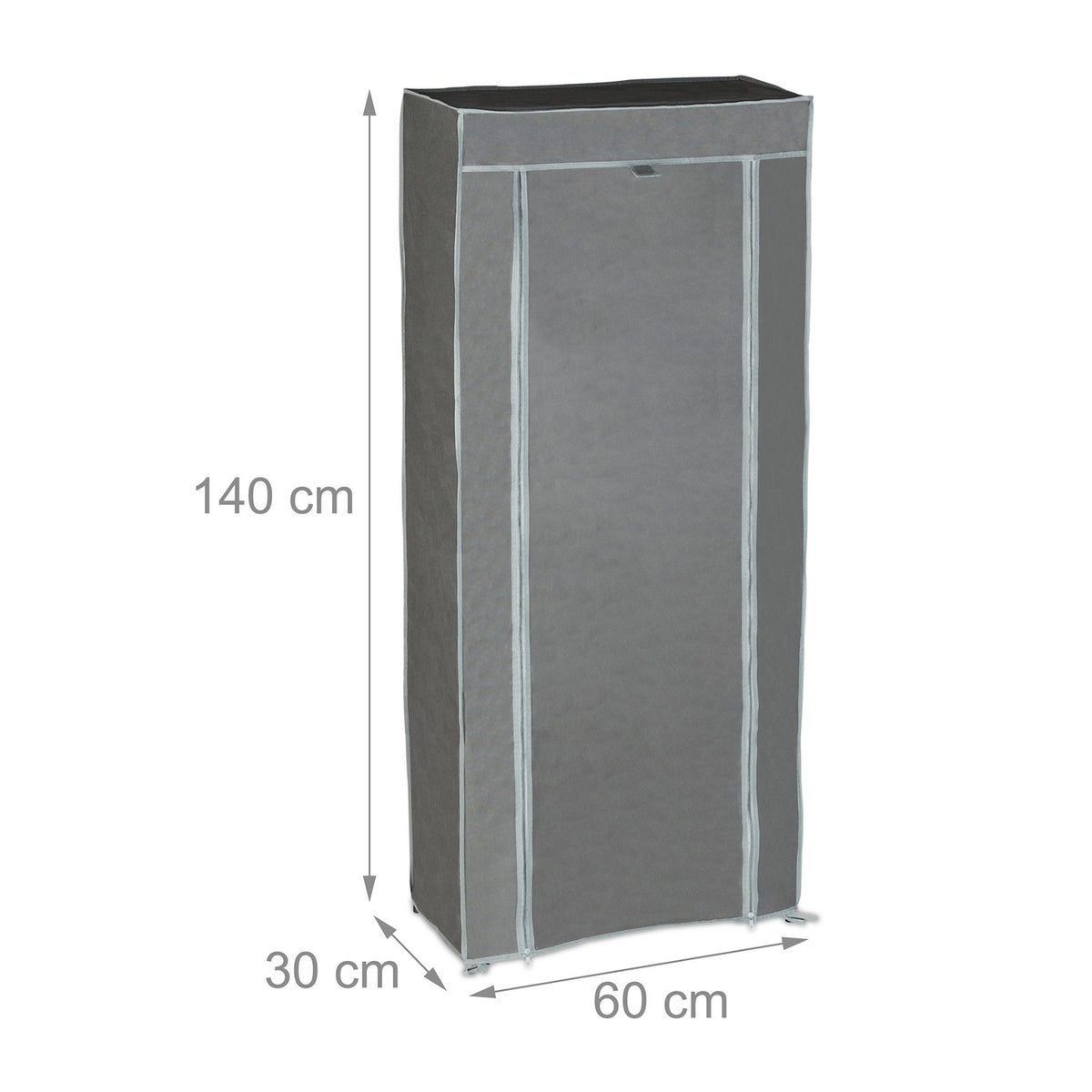 Shoe wardrobe in fabric with 8 compartments