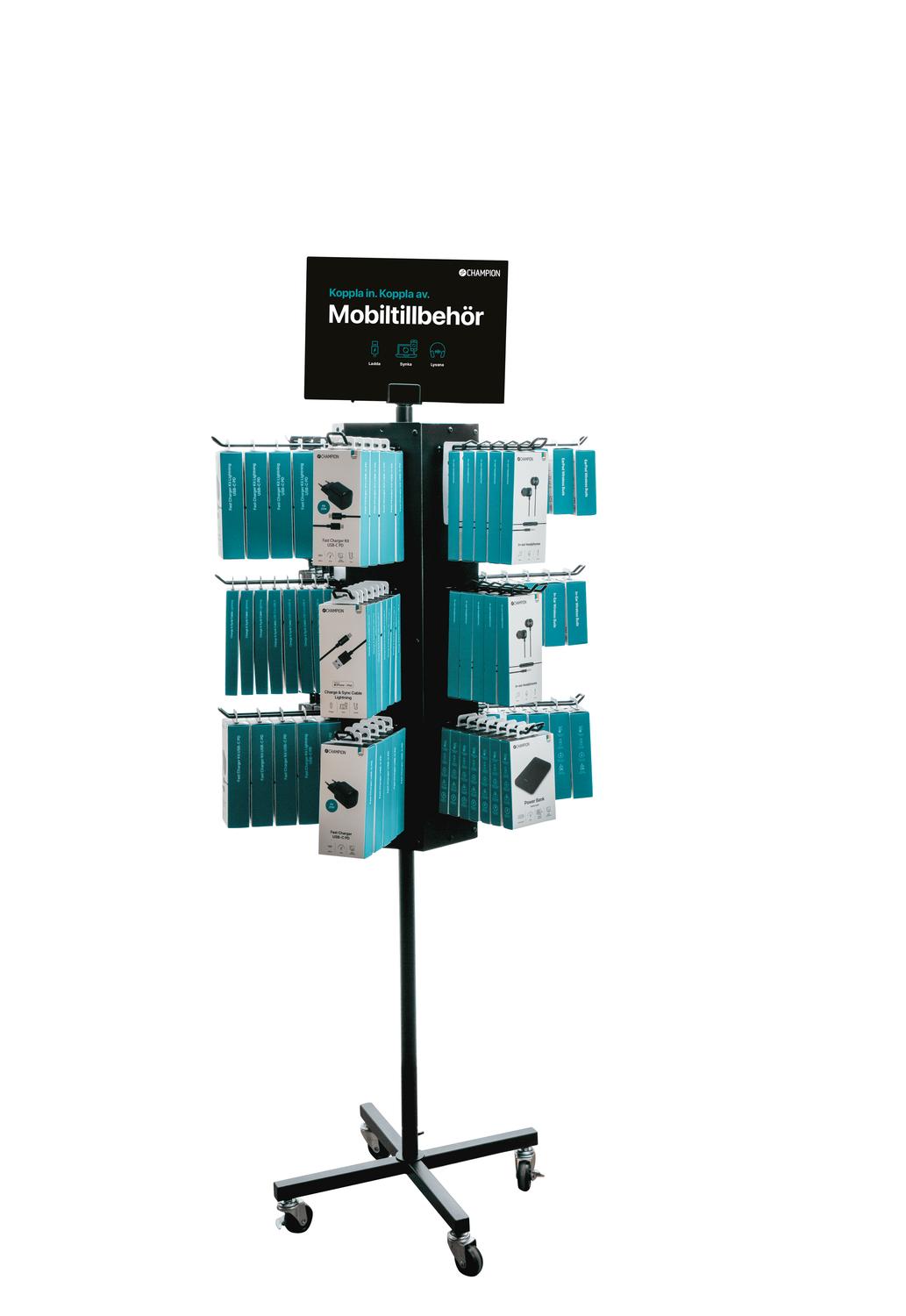 Shop rack Rotatable Floor