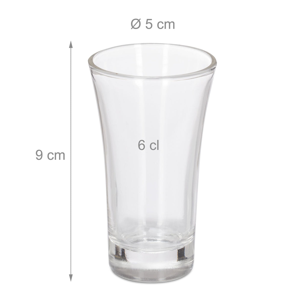 Shot glasses in sets of 6