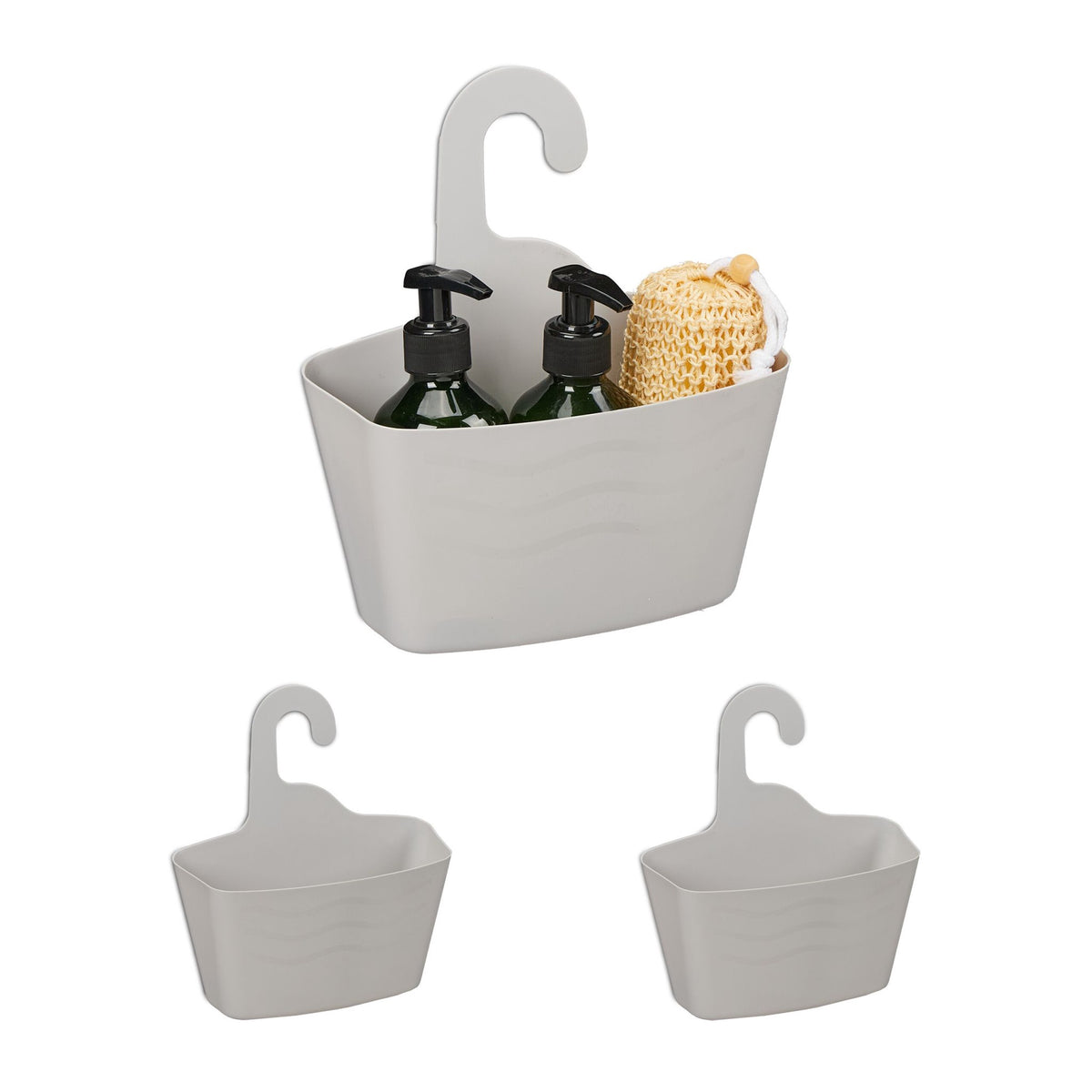 Shower basket set of 3 25 cm