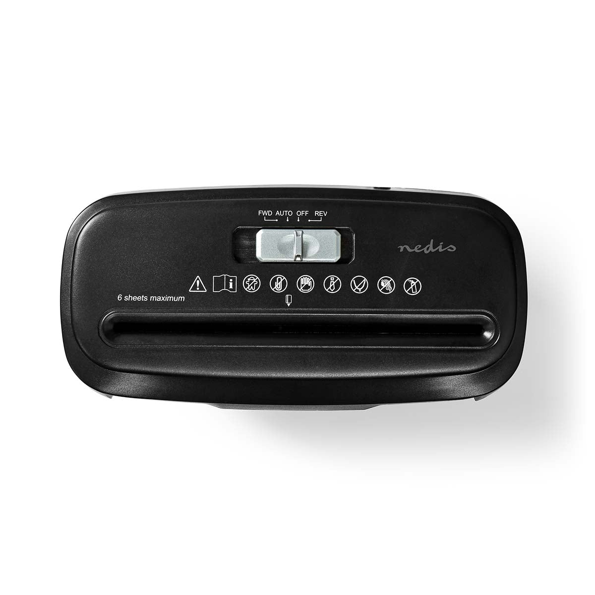 Shredder | 6x A4 pages | 10 l | Safety standard: DIN 2 | 190 W | Black
