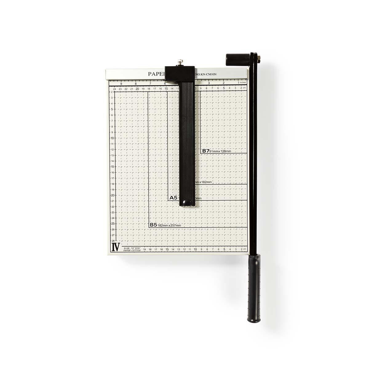 Shredder | Max. cutting size: 210 x 297 mm | Type of knife: Metal | Metal | Black / White