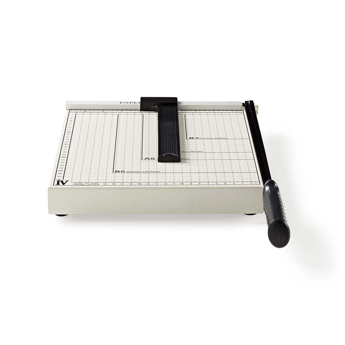 Shredder | Max. cutting size: 210 x 297 mm | Type of knife: Metal | Metal | Black / White