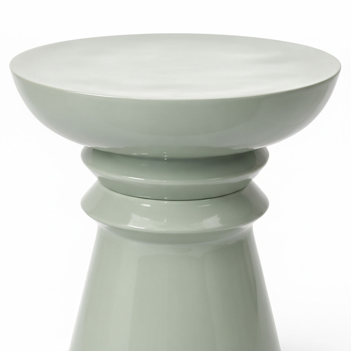 Side Table & Stool, Chess-Piece Silhouette Design