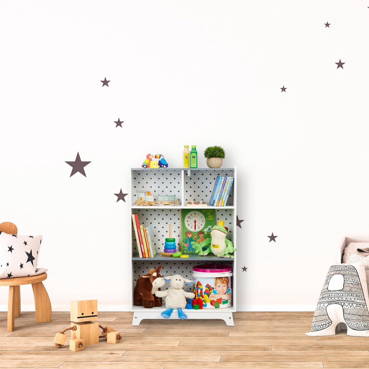 Sideboard for children 4 compartments