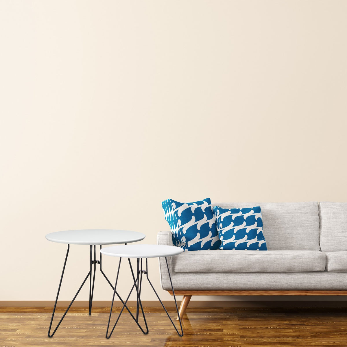 Side table, 2 pcs, white