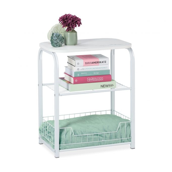 Side table storage