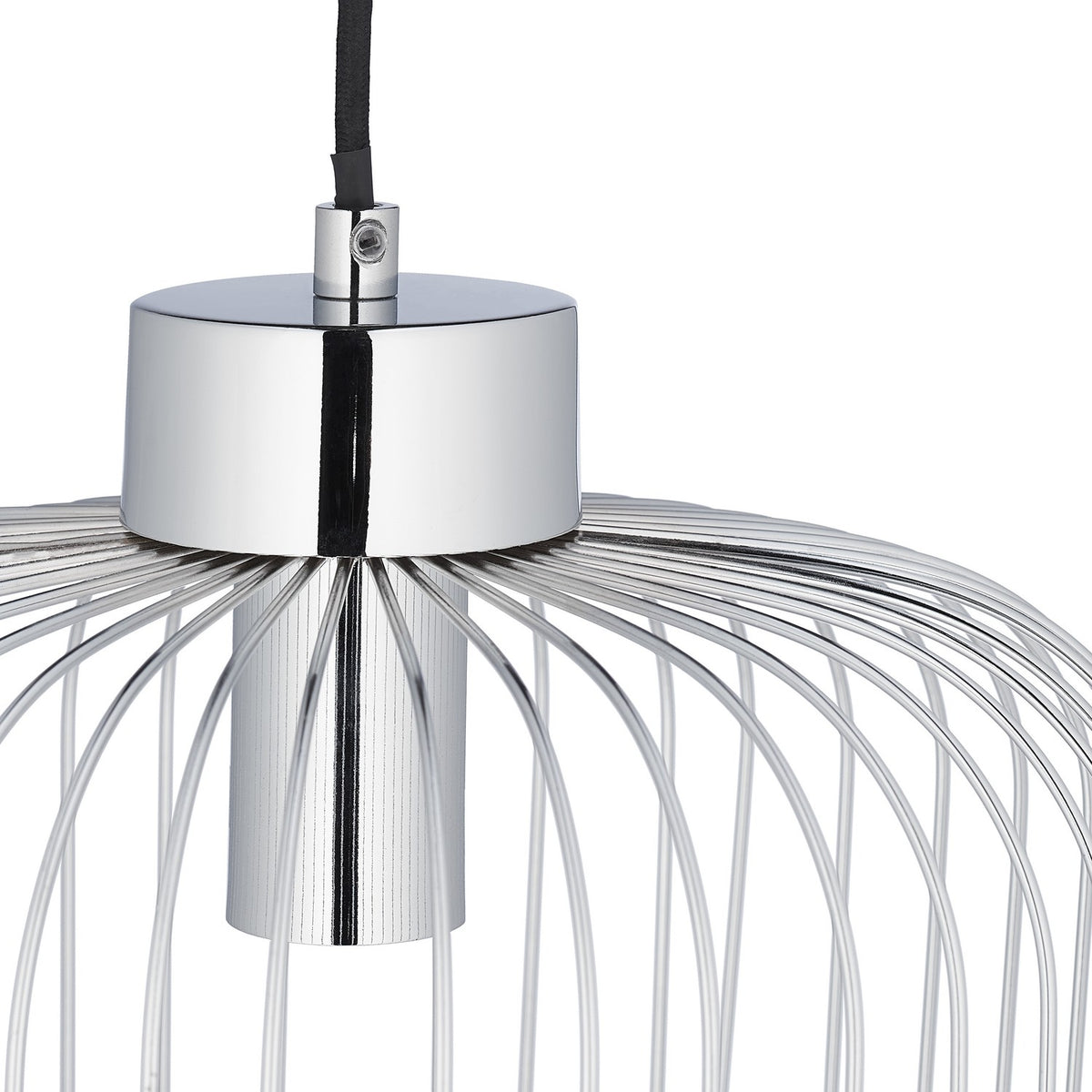 Silver Metal Pendant Lamp