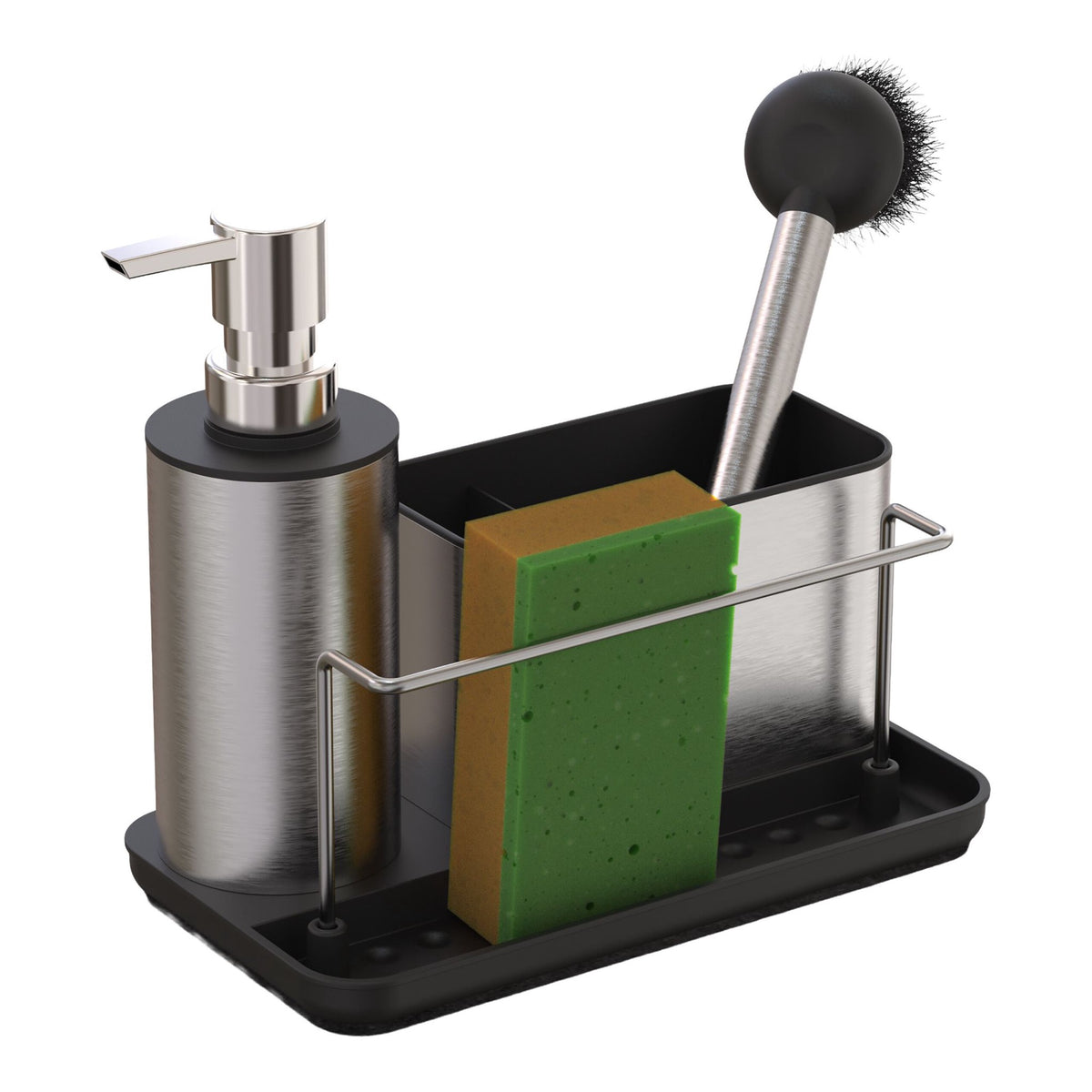 Sink Organizer with Soap Dispenser for Kitchen & Bath