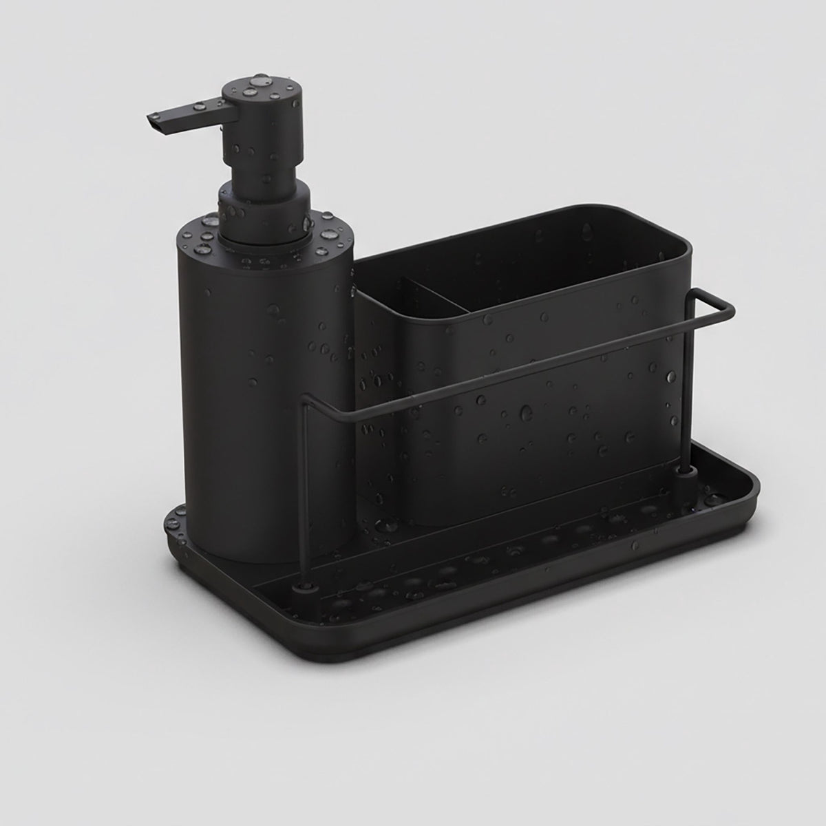 Sink Organizer with Soap Dispenser for Kitchen or Bathroom