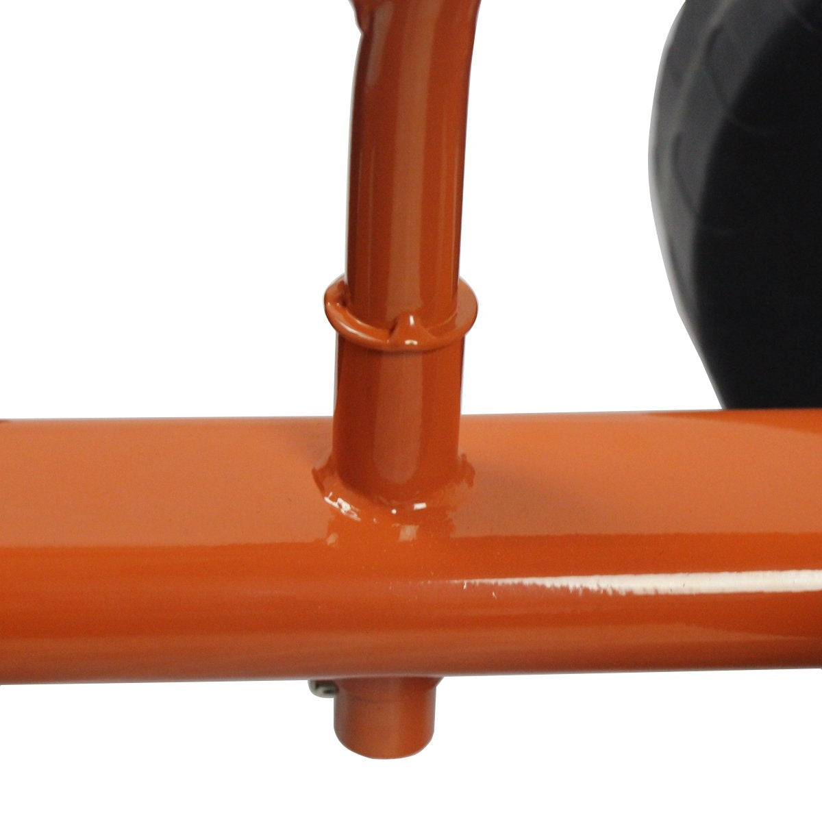 Sit-on excavator with shovel, children's excavator made of metal, sand excavator for sitting on for children aged 3 and over. Orange