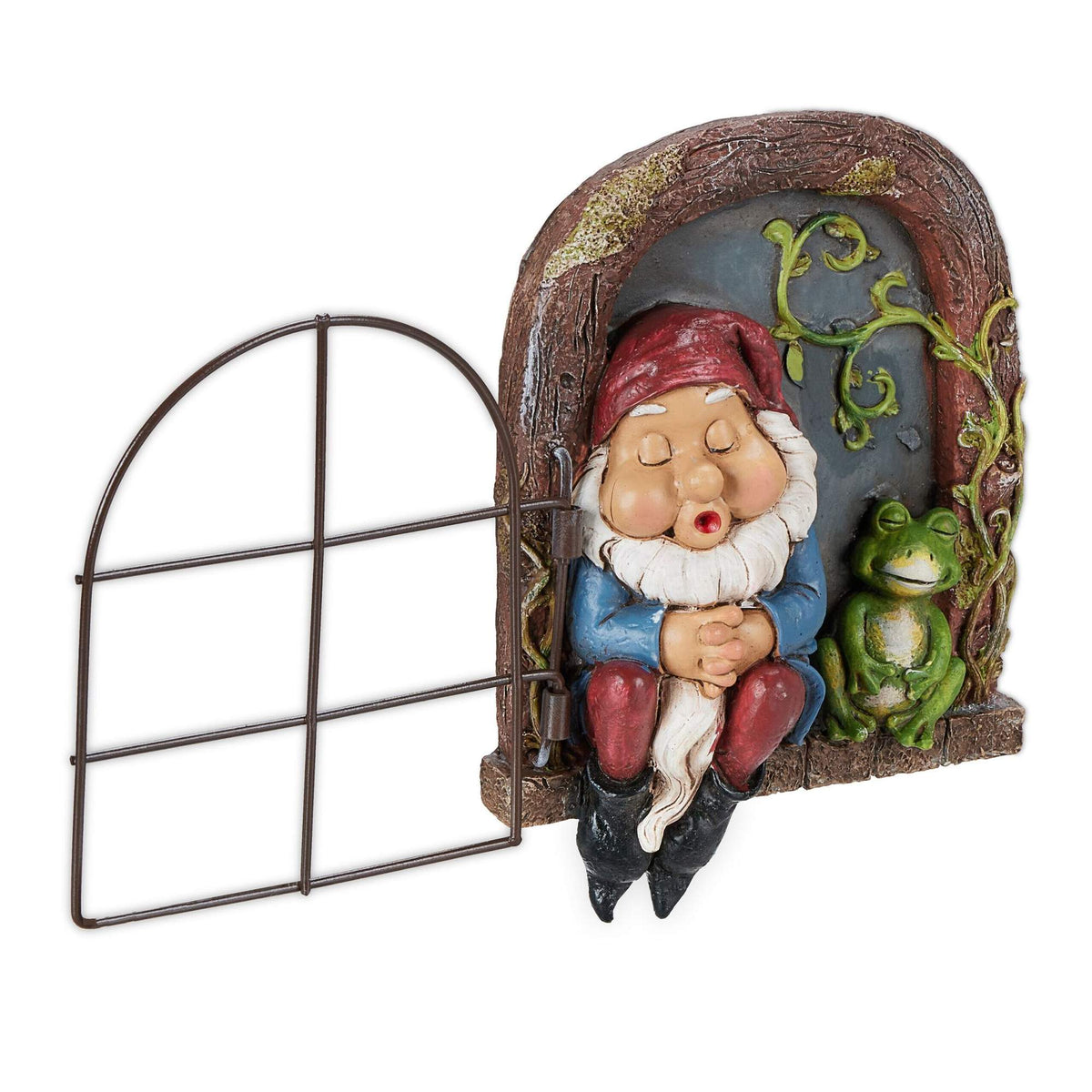 Sleeping dwarf in the window