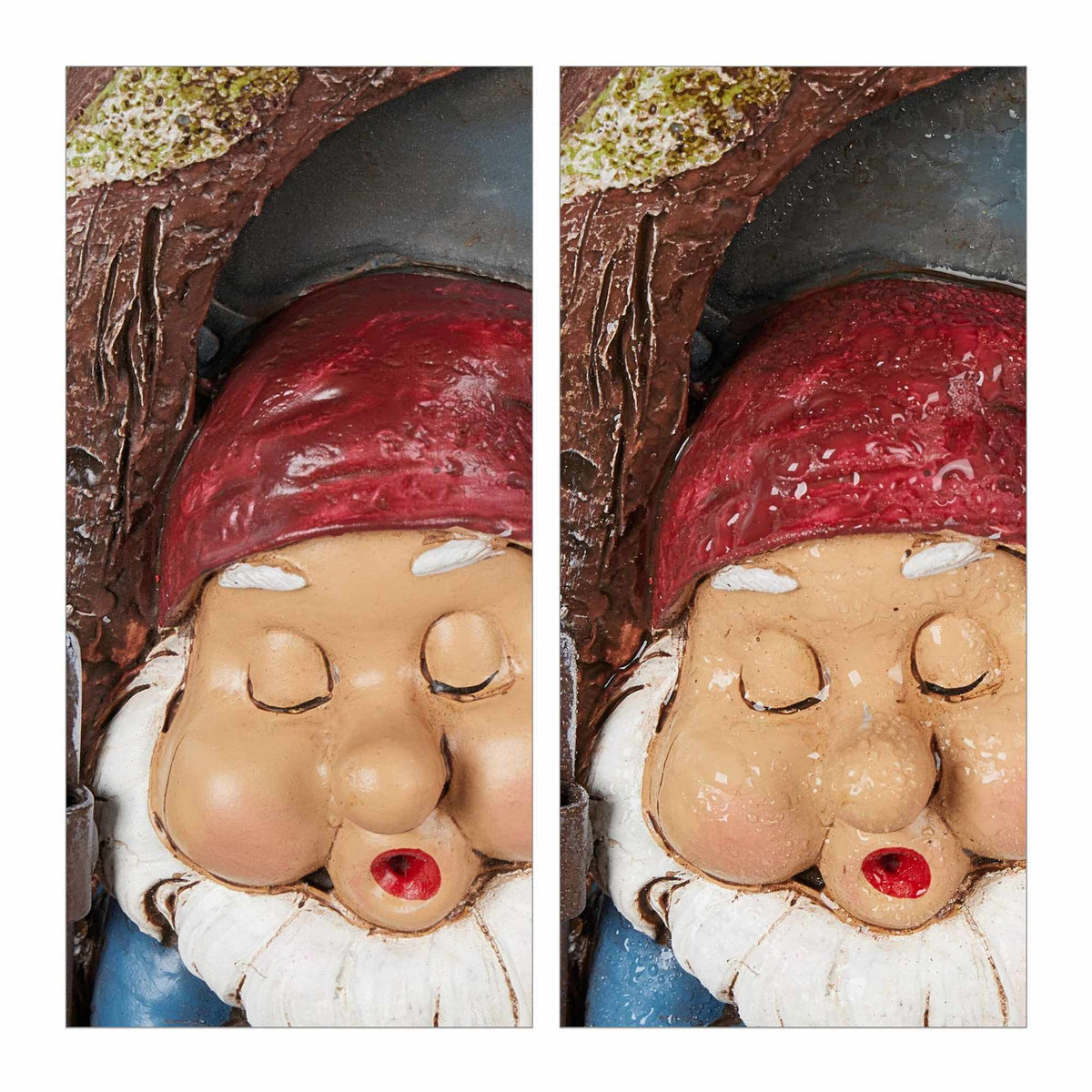 Sleeping dwarf in the window