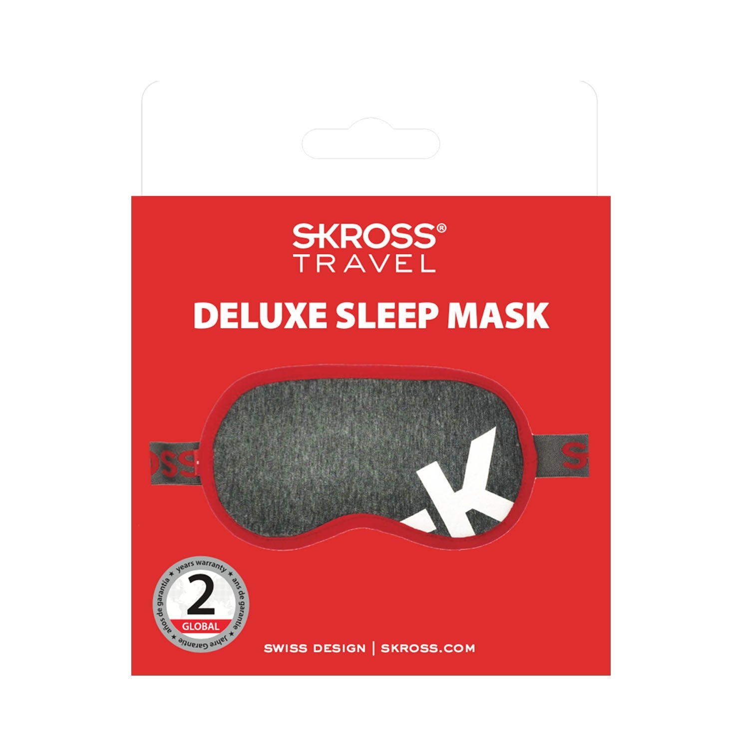 Sleeping mask Delux Dark grey