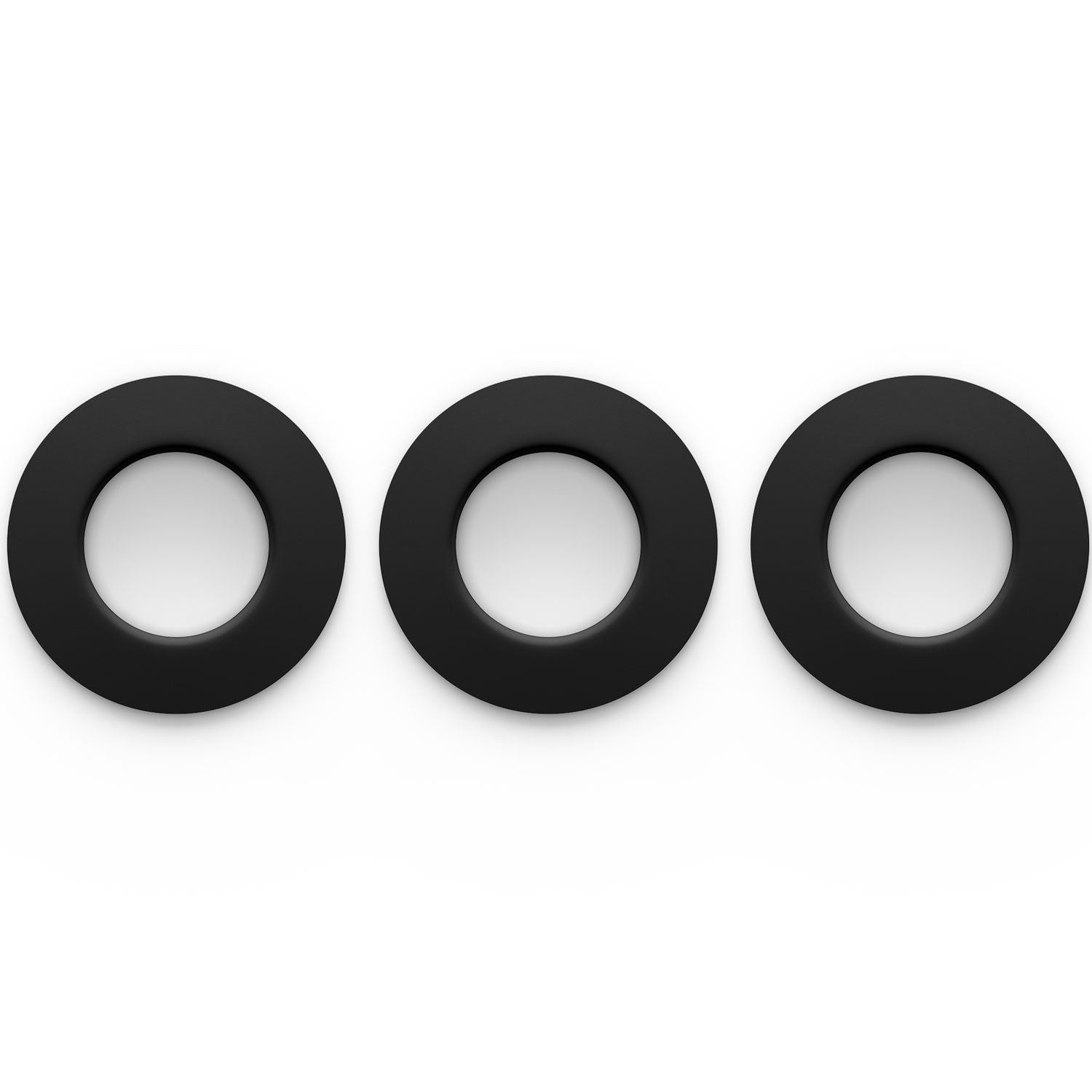 Slim Downlight S 90mm White and Color Ambiance Black 3-pack