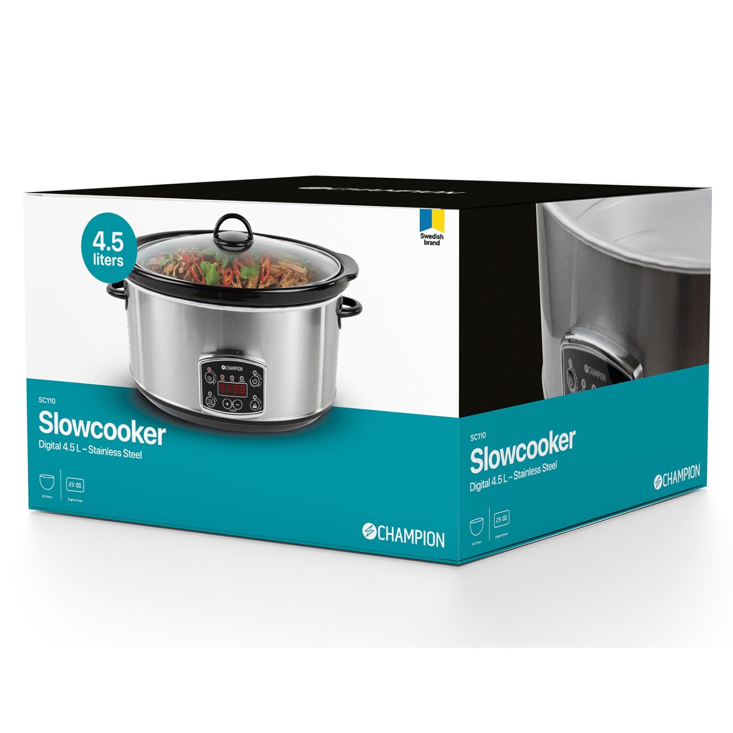 Slow cooker 4.5L 280W SC110 Stainless