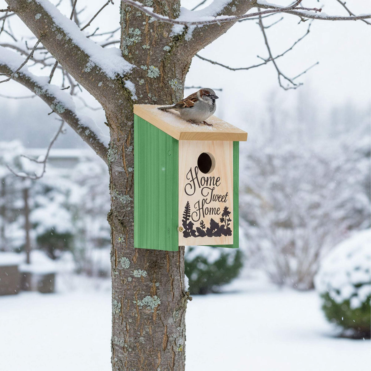 Small Bird Nesting Box with 3 cm Entrance