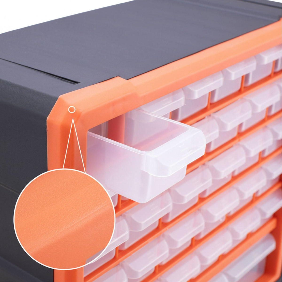 Small Parts Organizer Box with 39 Drawers