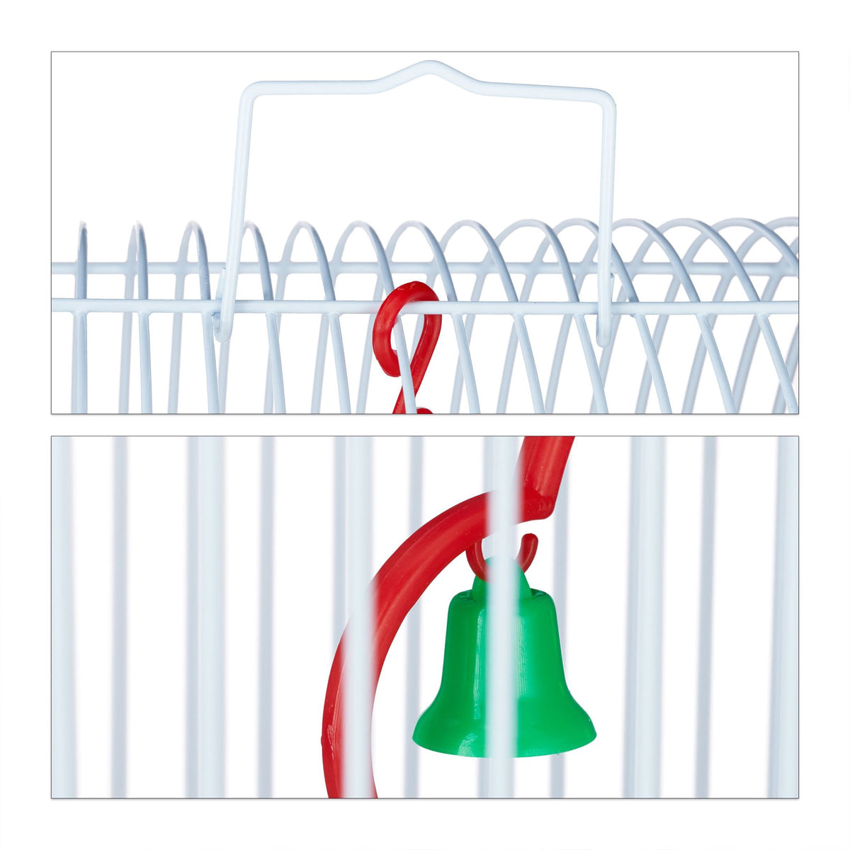 Small birdcage with accessories