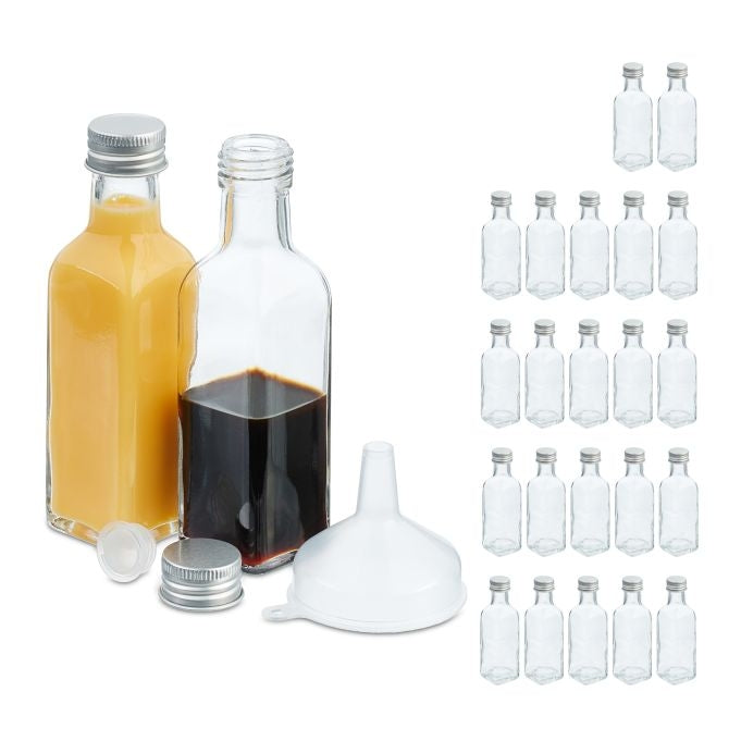 Small bottles in sets of 100 ml