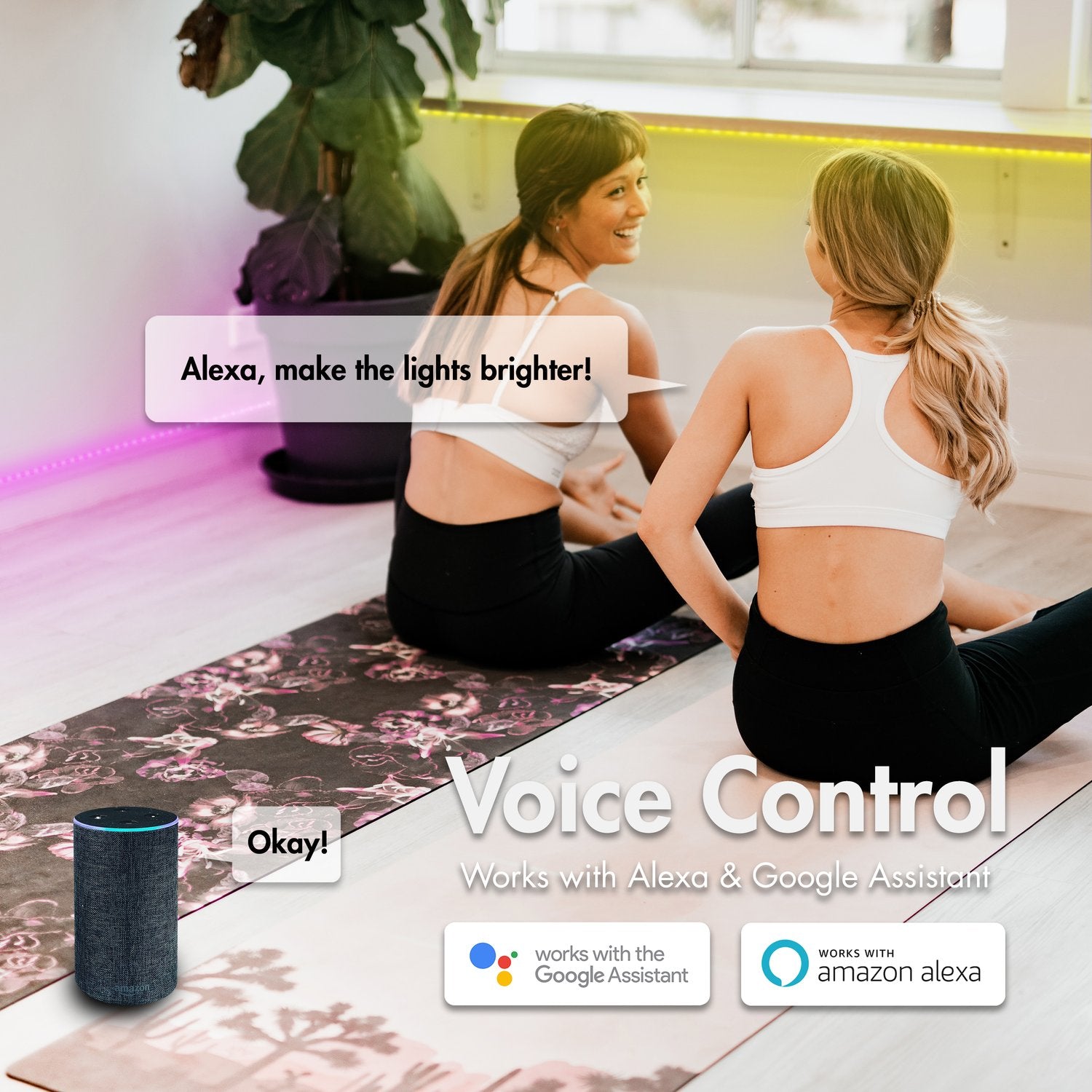 Smart Digital RGB LED strip addressable 400 lm 5m LED WiFi Tuya