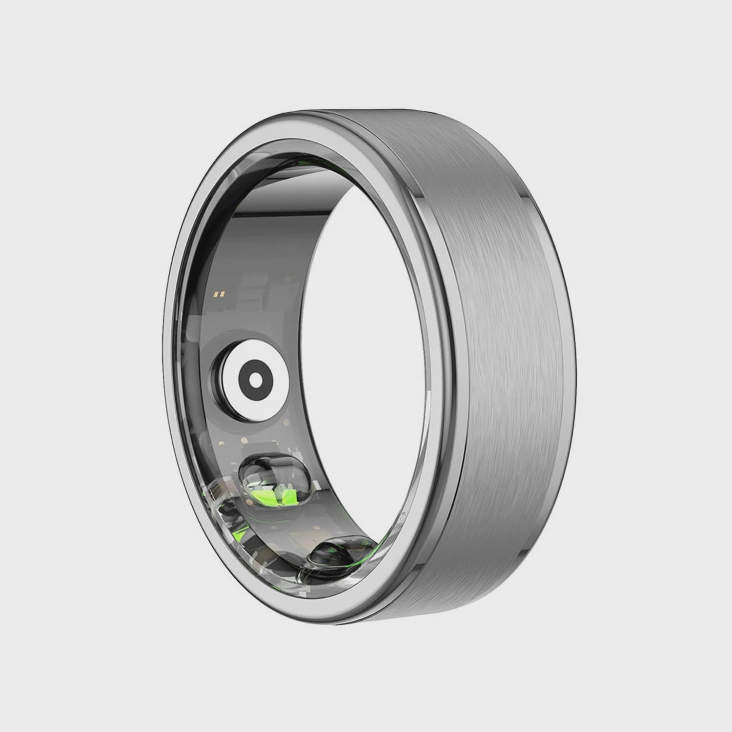 Smart Health Ring, Stainless Steel, Size S
