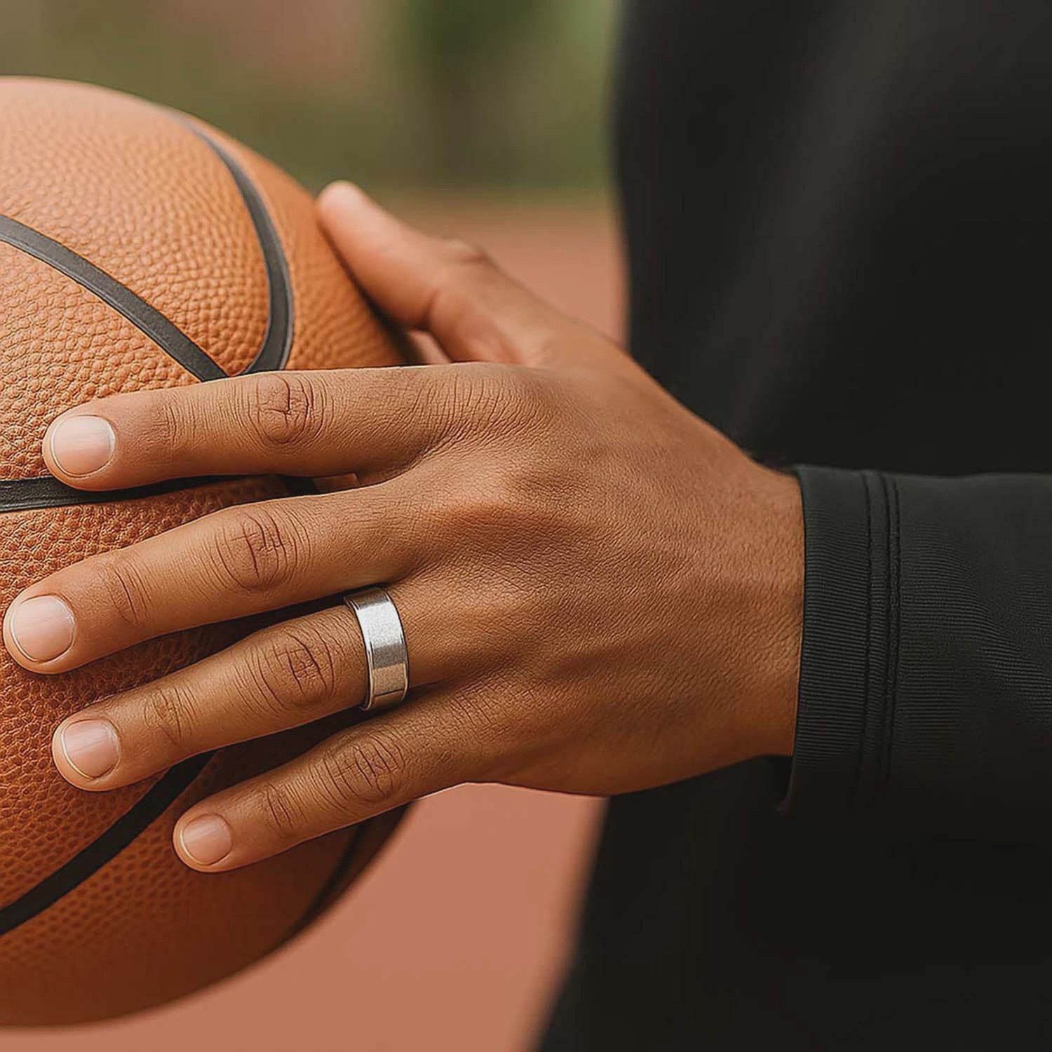 Smart Health Ring XXL, Stainless Steel, Bluetooth Sync