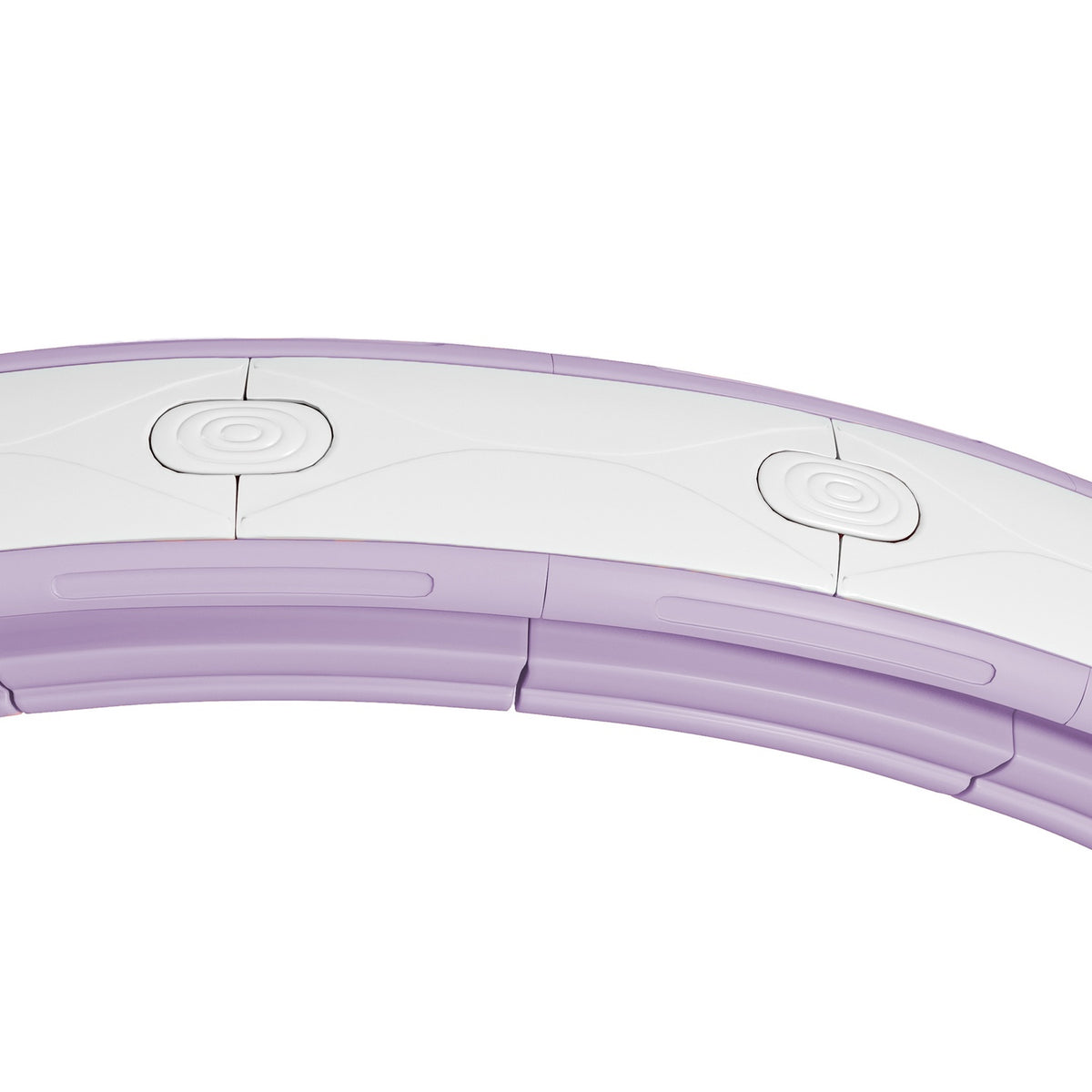 Smart Hula Hoop Adults with Weight Ball Counter 16 Knots (76-113cm) Adjustable Fitness Quiet Slimming Equipment Infinity Hula Hoop for Weight Loss, Fitness Purple |