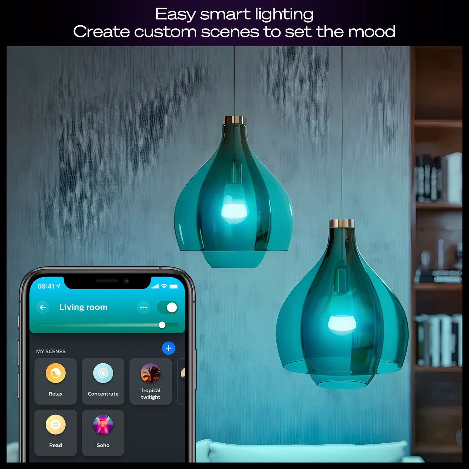 Smart LED Bulbs E27 1100lm, White & Color, 2-Pack with Bridge