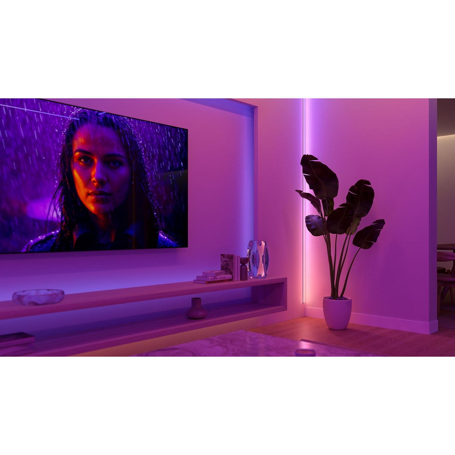 Smart LED Lightstrip, White & Color, 5m Length