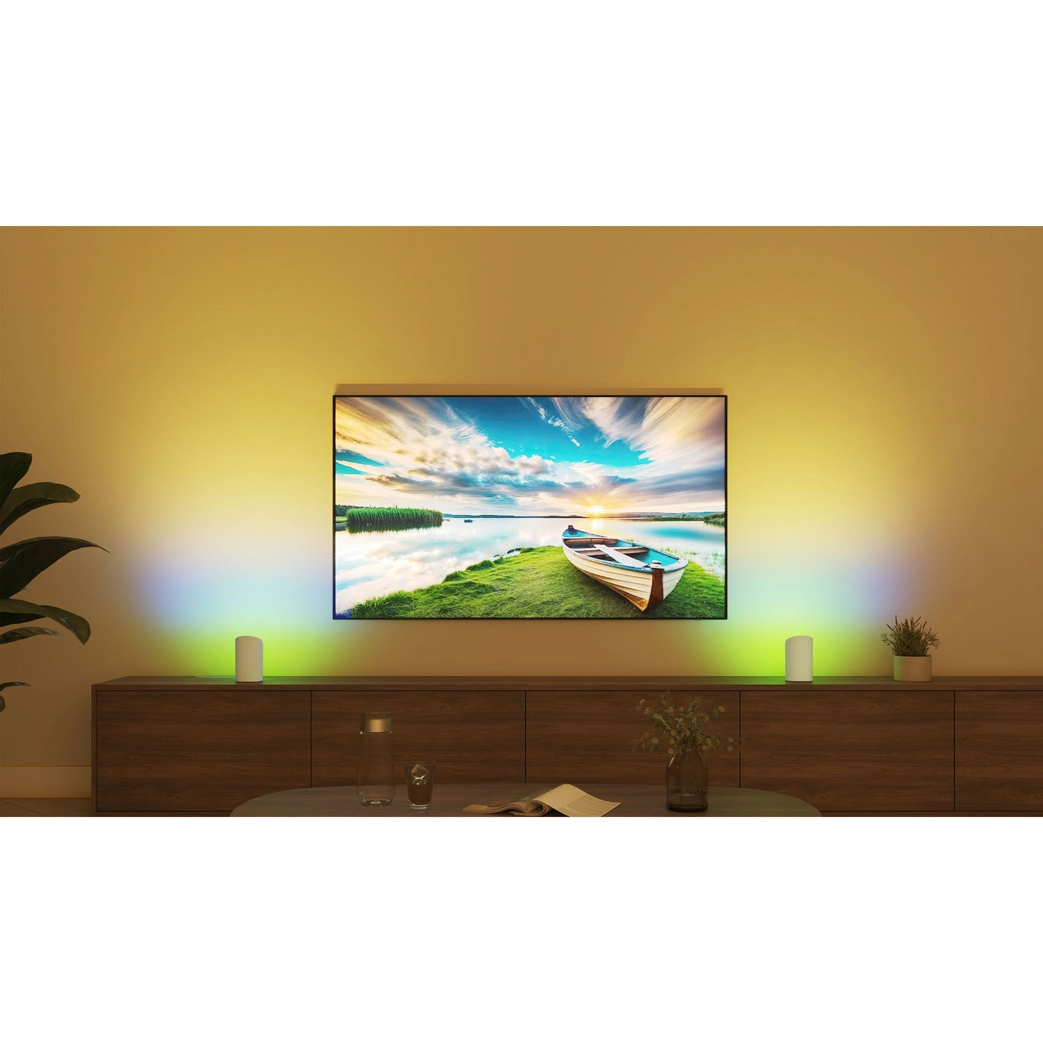 Smart LED Wall Light, White & Color Ambiance, 1035 Lumens