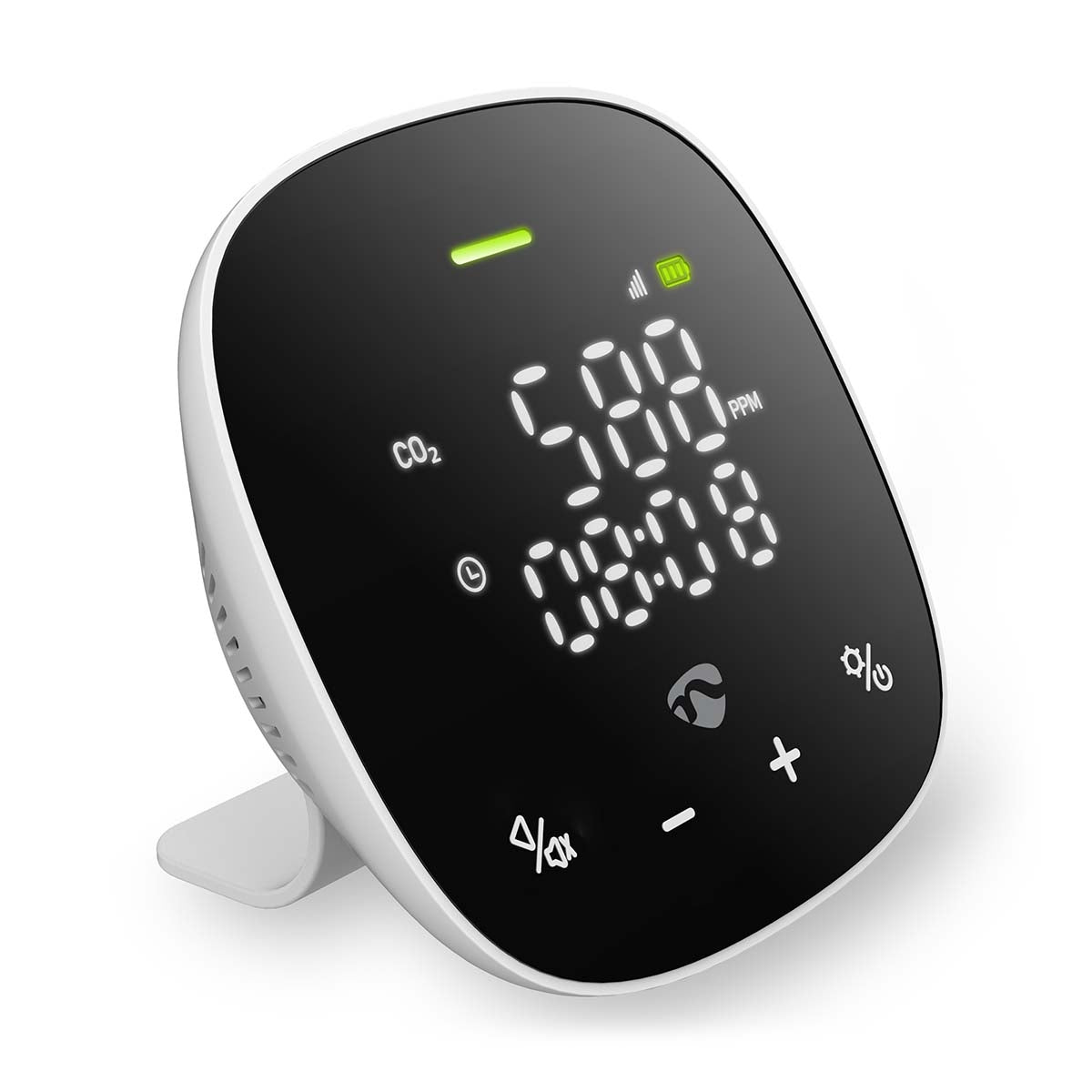 SmartLife Air Quality Monitor | Wi-Fi | Including display | Carbon Dioxide (CO2) / Humidity / Temperature | Android™ / IOS | Black / White