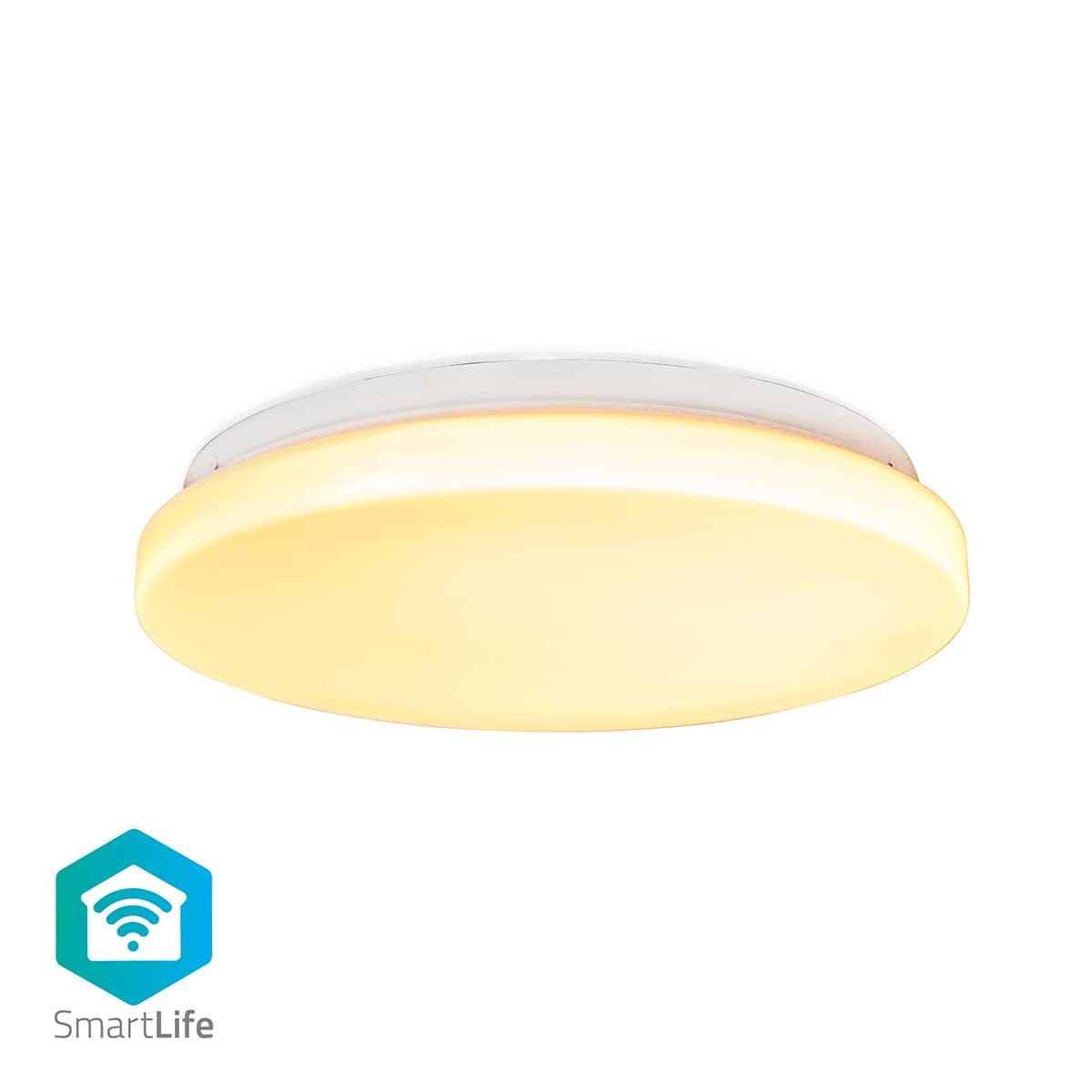 SmartLife Ceiling lamp | Wi-Fi | RGB / Warm to cool white | Round | Diameter: 260 mm | 1820 lm | 3000 - 6500 K| IP20 | Energy class: F | Android™ / IOS
