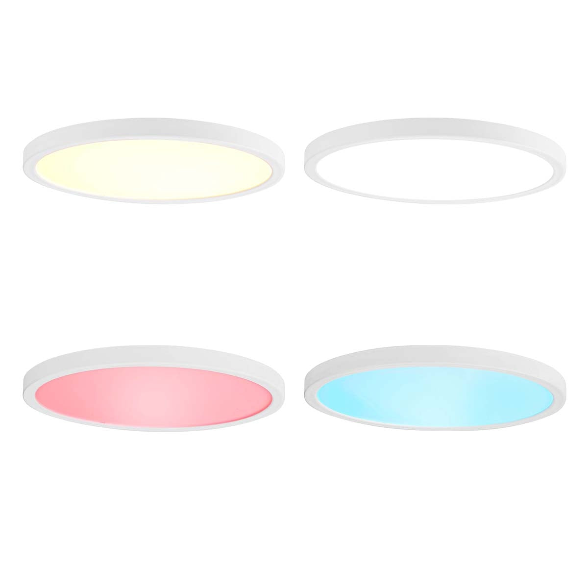 SmartLife Ceiling lamp | Wi-Fi | RGB / Warm to cool white | Round | Diameter: 290 mm | 1800 lm | 2700 - 6500 K | IP20 | Energy class: F | Android™ / IOS