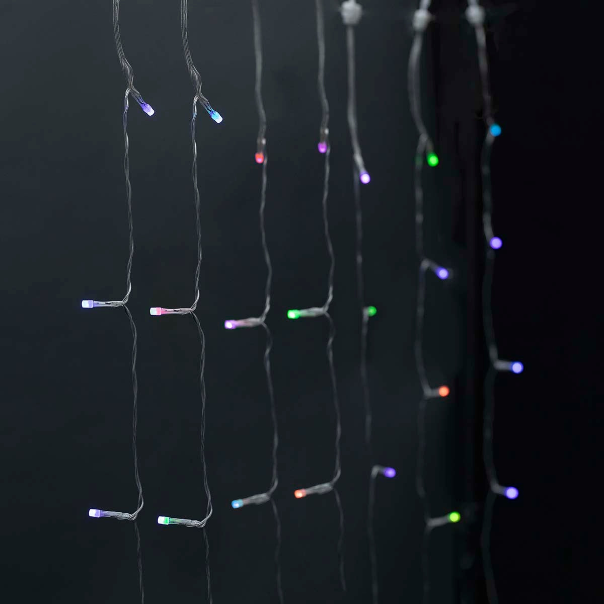 SmartLife Christmas Lighting | Curtain | Wi-Fi | RGB | 180 LEDs | 3 m| Android™ / IOS