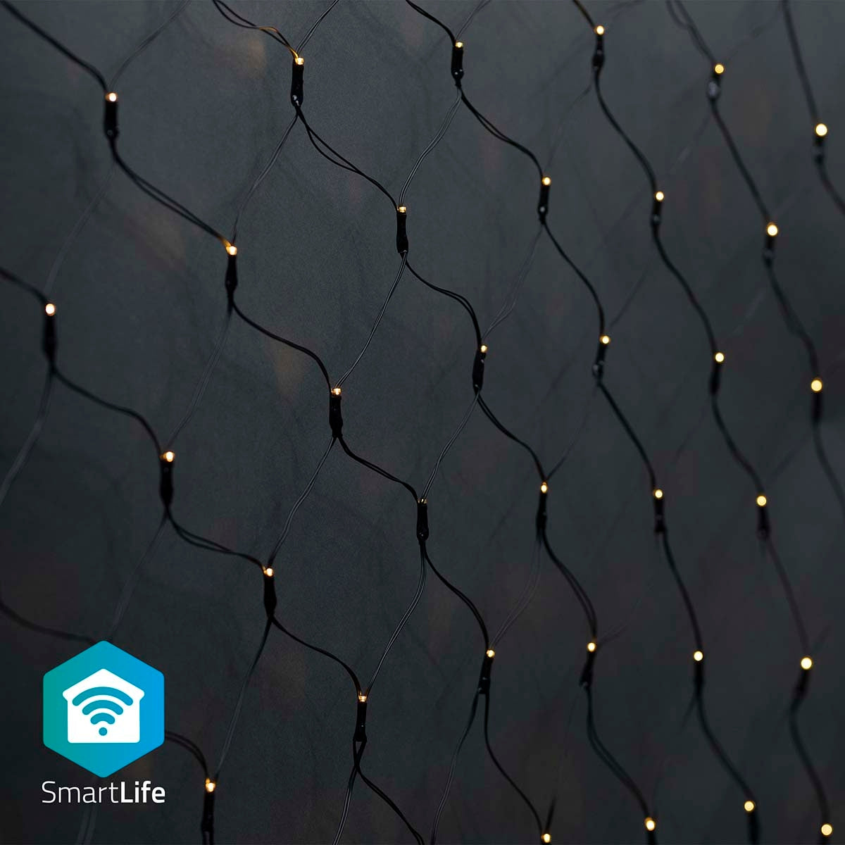 SmartLife Christmas Lighting | Net | Wi-Fi | Warm White | 400 LEDs | 3.00 m | 3 x 3 m | Android™ / IOS