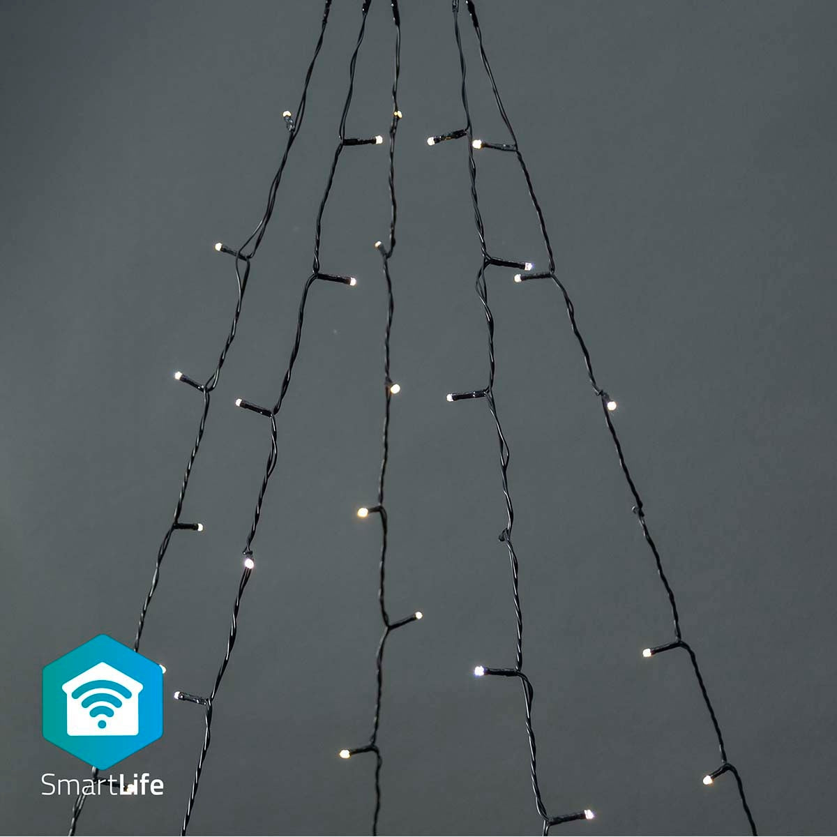 SmartLife Christmas Lighting | Tree | Wi-Fi | Warm White | 200 LEDs | 20.0 m | 5 x 4 m | Android™ / IOS