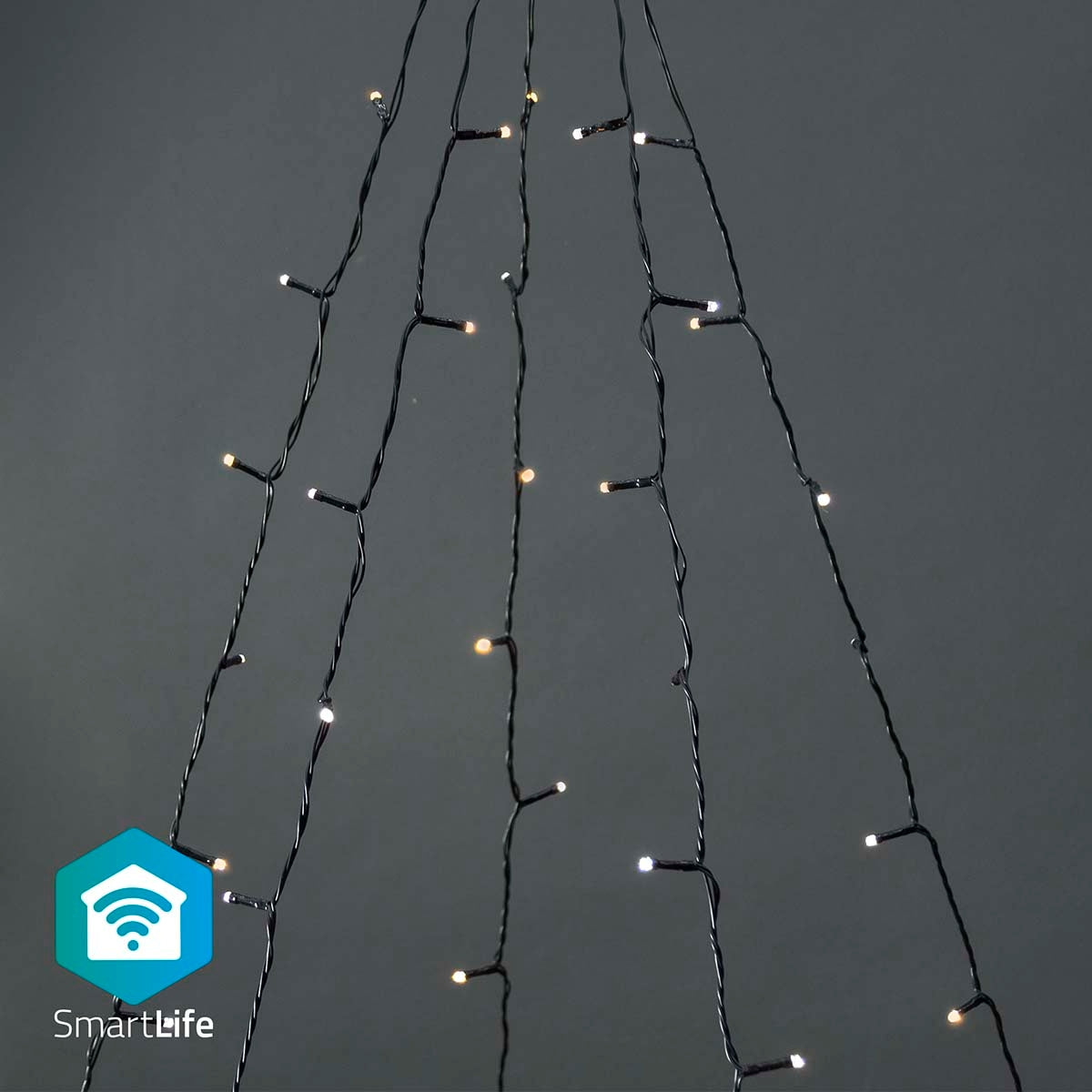 SmartLife Christmas Lighting | Tree | Wi-Fi | Warm to cool white | 200 LEDs | 20.0 m | 5 x 4 m | Android™ / IOS