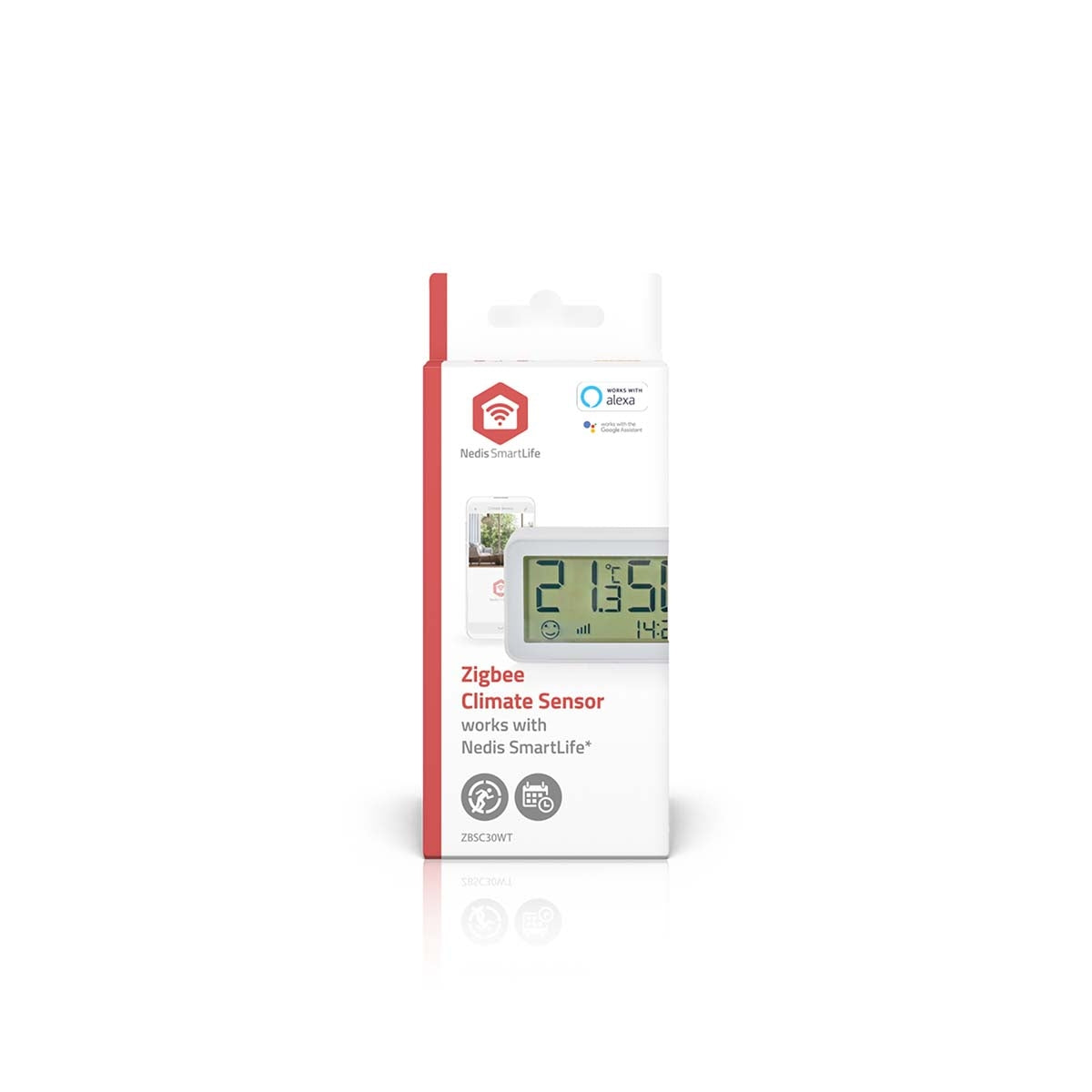 SmartLife Climate Sensor | Zigbee 3.0 | Battery powered | Android™ / IOS | White
