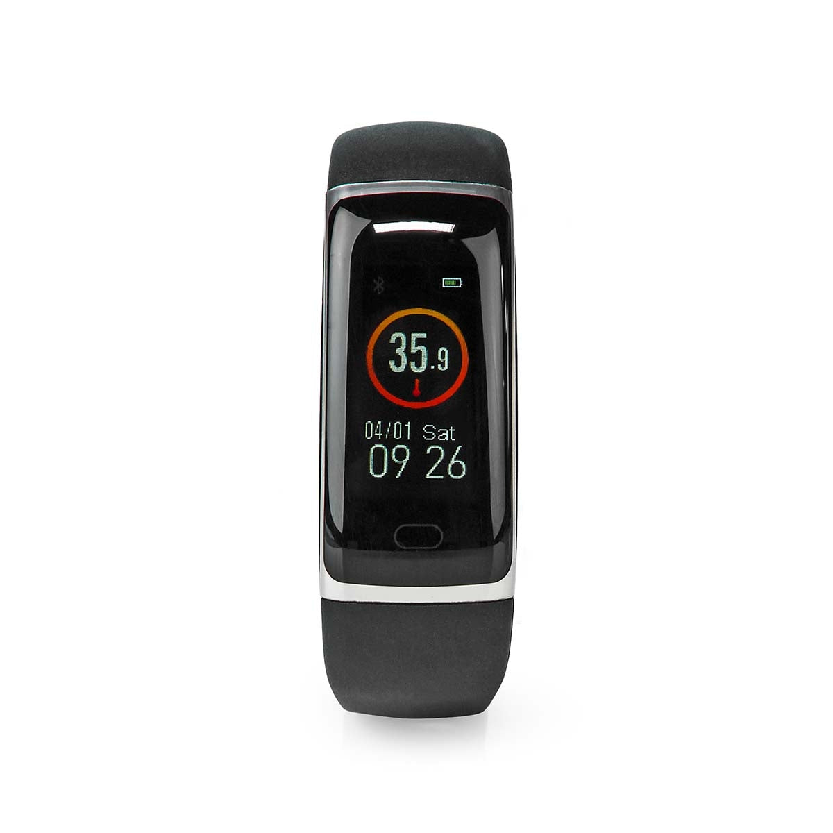SmartLife Clock | LCD | IP67 | Maximum usage time: 7200 min | Android™ / IOS | Black