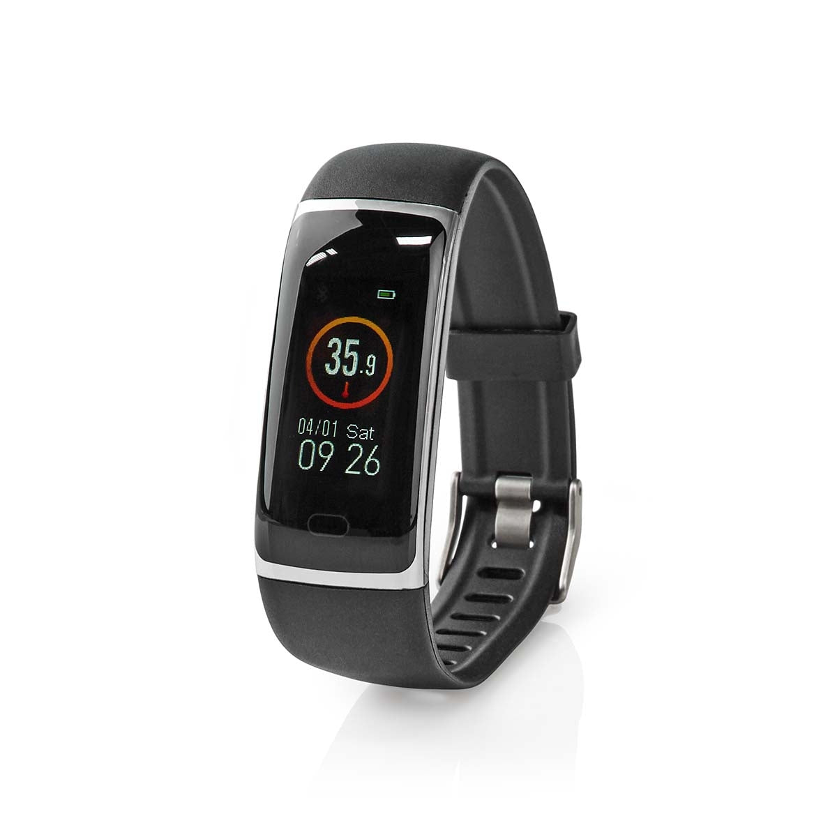 SmartLife Clock | LCD | IP67 | Maximum usage time: 7200 min | Android™ / IOS | Black