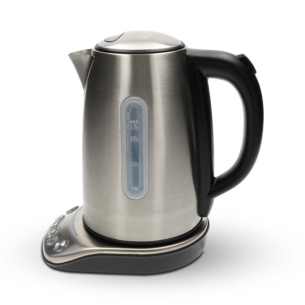 SmartLife Electric Kettle | Wi-Fi | 1.7 l | Stainless Steel | 70,80,90,100 °C | Temperature indicator | Rotatable 360 degrees | Concealed heating element | Strix® controller | Android™ / IOS